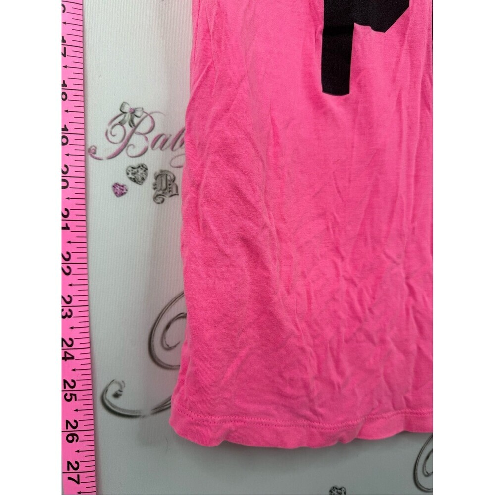 PINK Victoria's Secret 2011 tshirt rare y2k Hot Pink "LOVE PINK" Graphic Tee - Picture 5 of 9